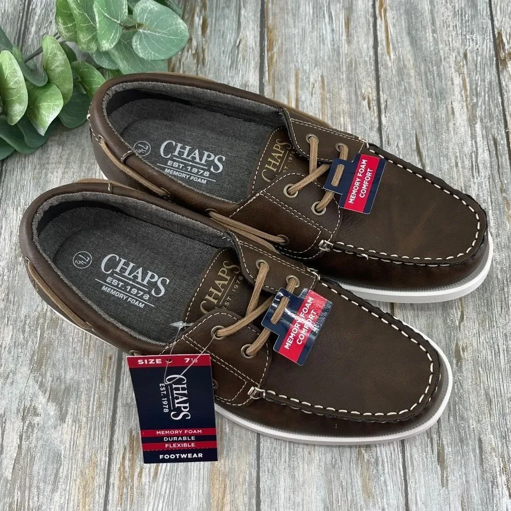 Men’s Chaps Benny Boat Shoes Size 7.5